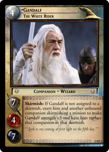 Gandalf, The White Rider (F)